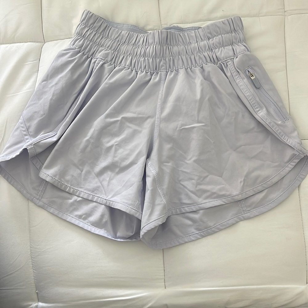 lululemon athletica Light Gray Athletic Shorts